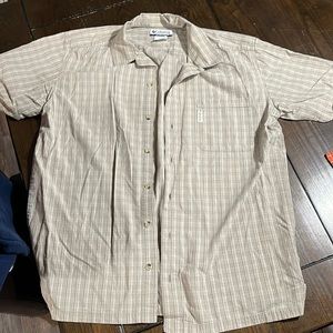 Mens Colombia Short Sleeve Button Down